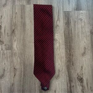 Stafford Executive Red Patterned Silk Tie